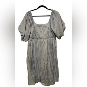 Mittoshop Women's Peasant Babydoll puff sleeve Dress Medium NWT